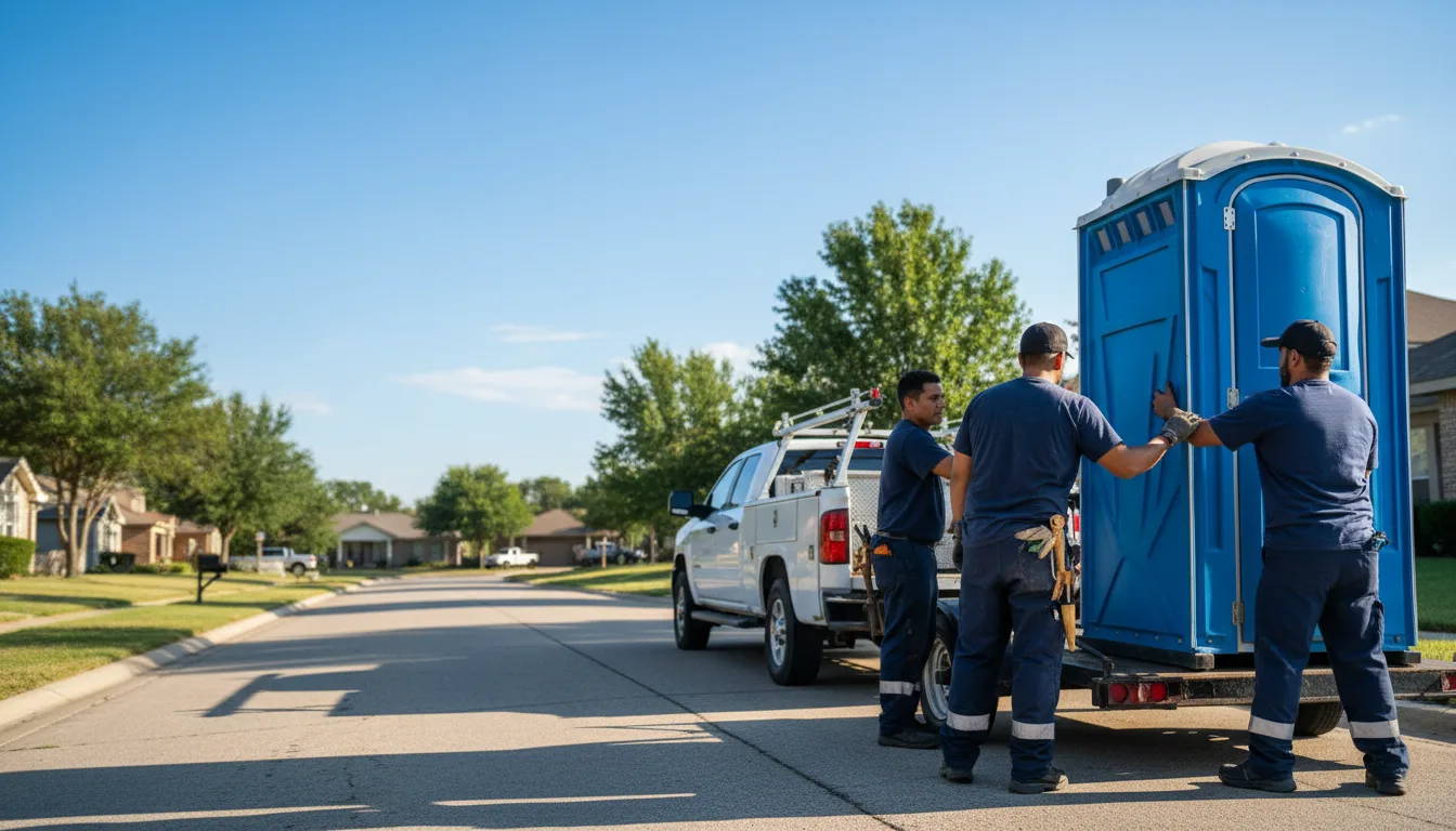Portable Toilet Rental in De Land, IL near me